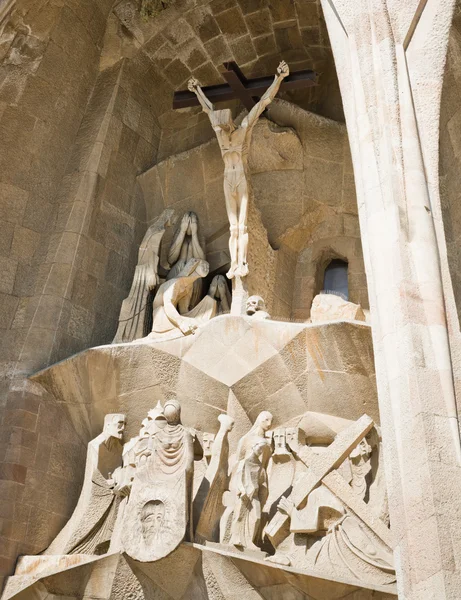 Sagrada Familia วัดในบาร์เซโลนา — ภาพถ่ายสต็อก