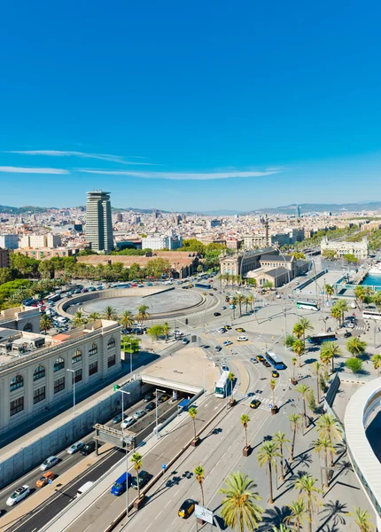 Barselona Panorama görünüm — Stok fotoğraf