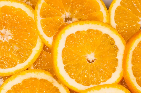Hintergrund mit Orangen — Stockfoto