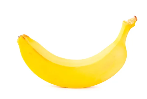 흰 배경에서 분리되어 있는 립 바나나 — 스톡 사진