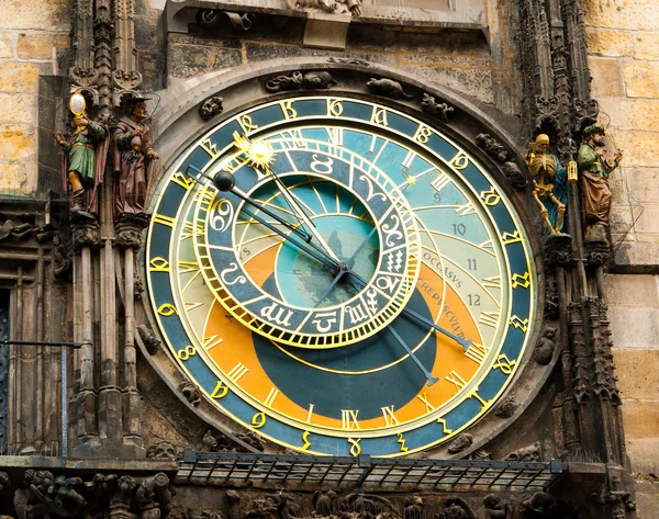 Αστρονομικό ρολόι της Πράγας Τσεχική ∆ηµοκρατία — Φωτογραφία Αρχείου