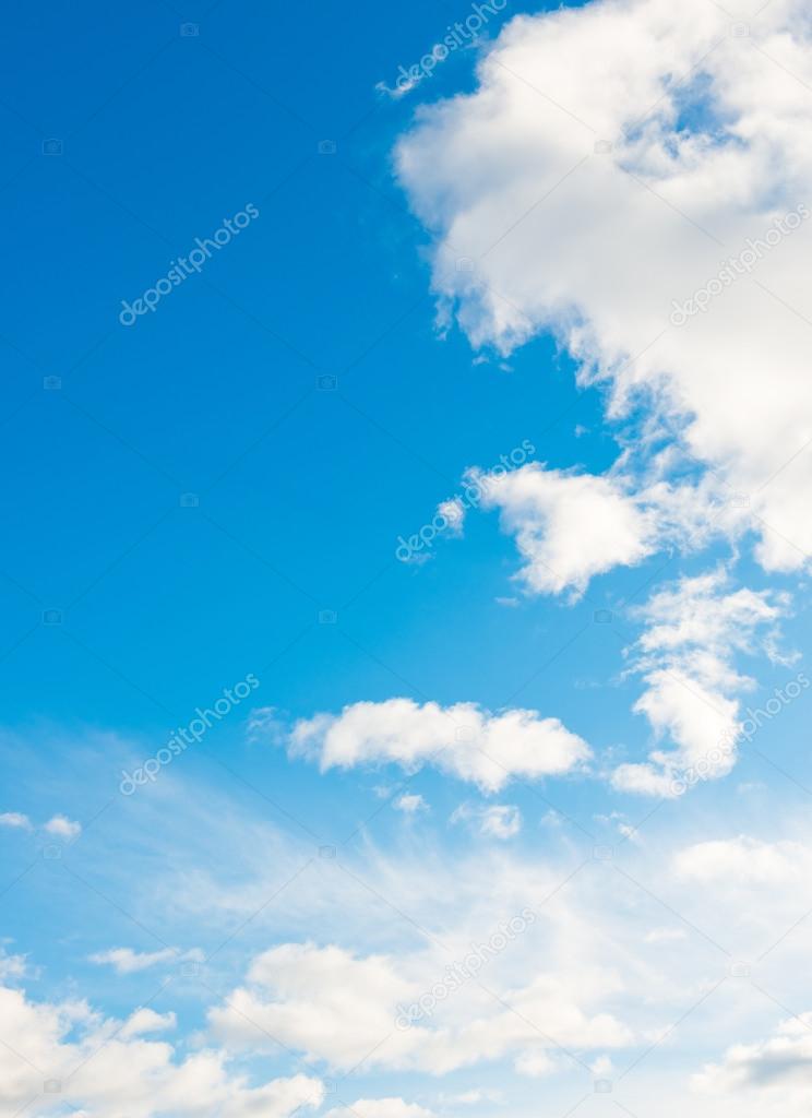 Beautiful blue sky