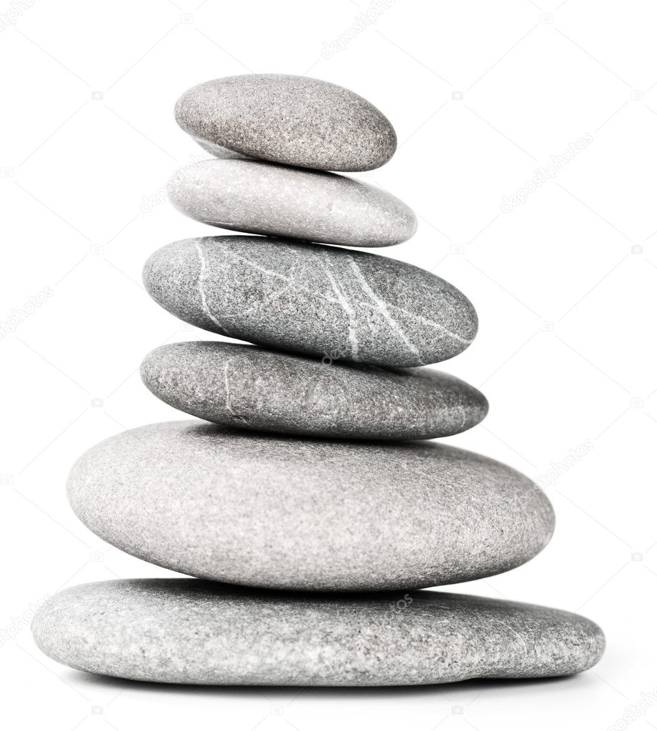 stones in balanced pile