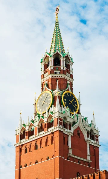 구세주 (spasskaya) 타워의 모스크바 크렘린, 러시아. — 스톡 사진