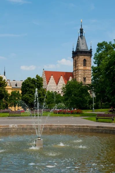Det nya rådhuset i Prag — Stockfoto