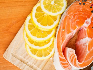 Limonlu somon fileto