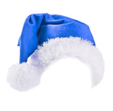 Mavi santa claus şapka