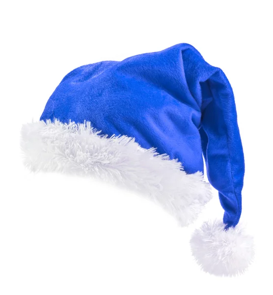 Blue Santa Claus hat — Stock Photo, Image