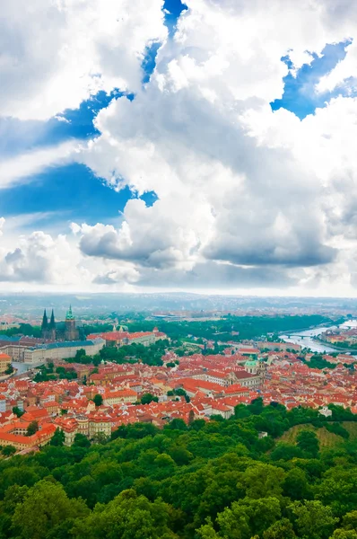 Paesaggio colorato di Praga (Praha ) — Foto Stock