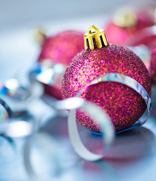 Boule de Noël rouge — Photo