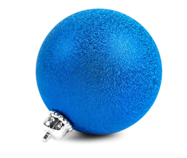 Blue Christmas balls — Stock Photo, Image