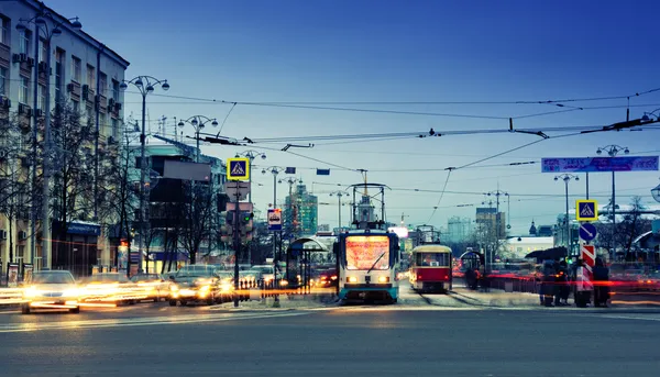 Lenina street i centrum av yekaterinburg — Stockfoto