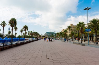 바르셀로나 항구 vell에서 거리