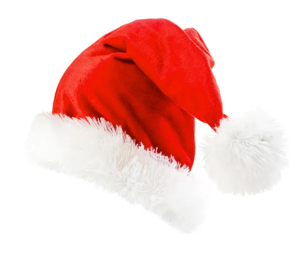 Sombrero rojo de Santa Claus — Foto de Stock