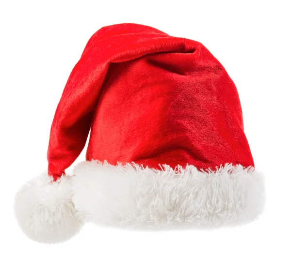 Santa Claus red hat isolated on white background Stock Picture