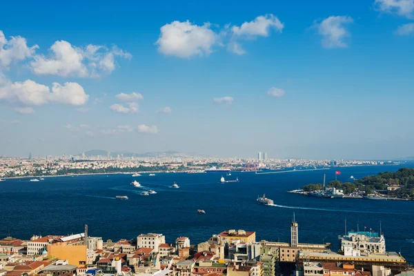 Κωνσταντινούπολη θέα από τον πύργο του Γαλατά — Φωτογραφία Αρχείου