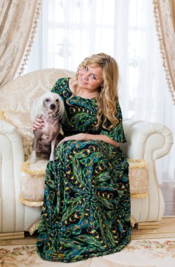 Çin tutmak kadın köpek tepeli