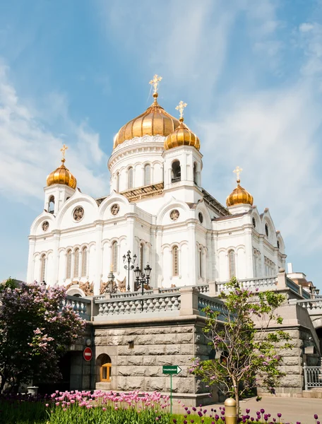 Собор Христа Спасителя, Москва — стоковое фото