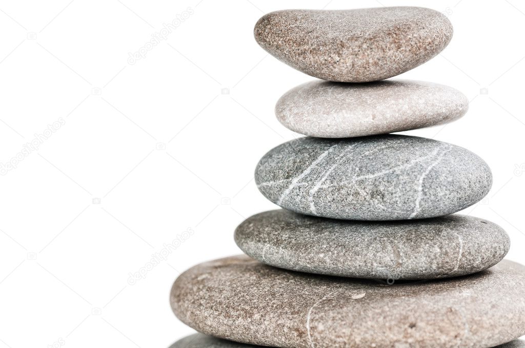 stones in balanced pile 