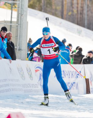 Biatlon adlı Kaisa makarainen (FIN)