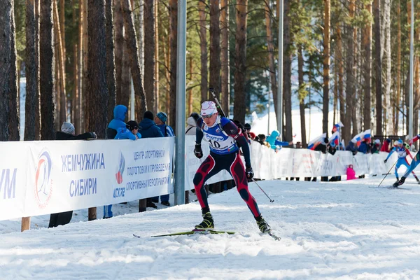 Ivan Tcherezov (RUS) at Biathlon — Stock Photo, Image
