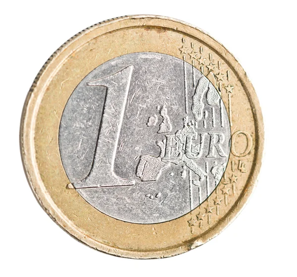 Beyaz için bir euro. 