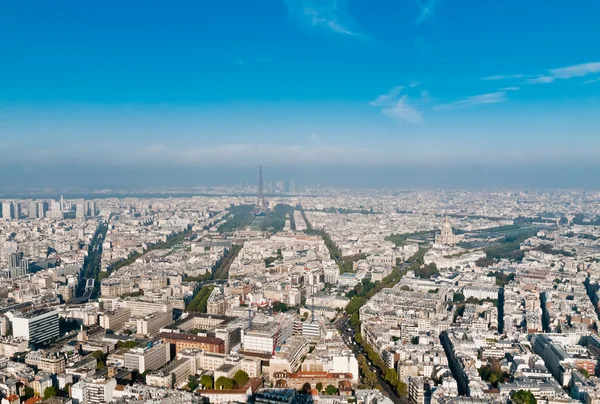 Paris Flygfoto från montparnasse-tornet — Stockfoto
