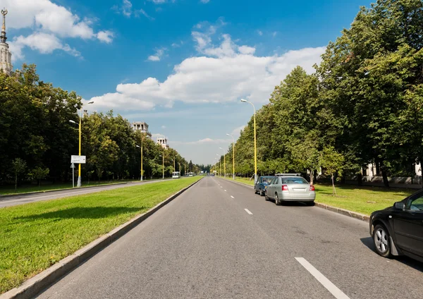 Route urbaine à Moscou — Photo