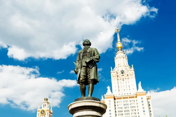 Monumento Lomonosov MSU — Fotografia de Stock