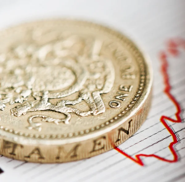 Stock image One pound coin