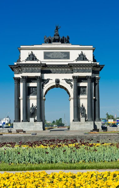 El arco triunfal en Moscú — Foto de Stock