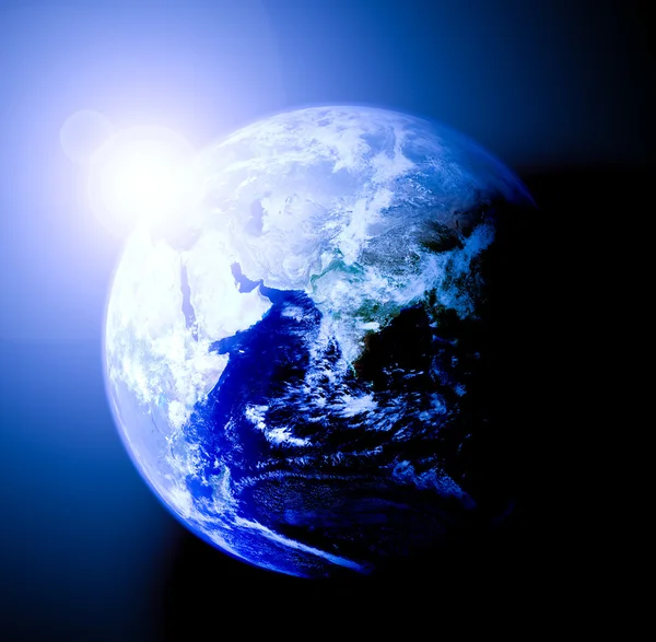 Earth and sun — Stock Photo, Image