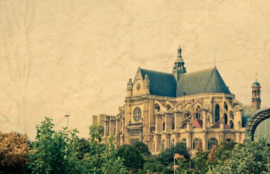     Paris Saint eustache Kilisesi. 