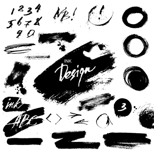 Элементы дизайна чернил
