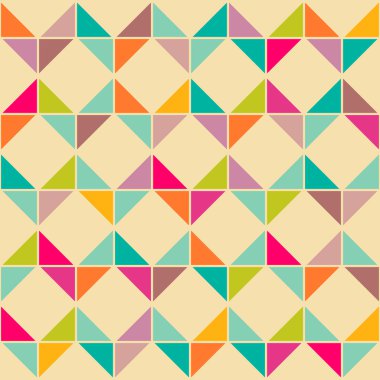 soyut retro geometrik seamless modeli