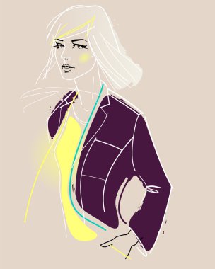moda model çizimi