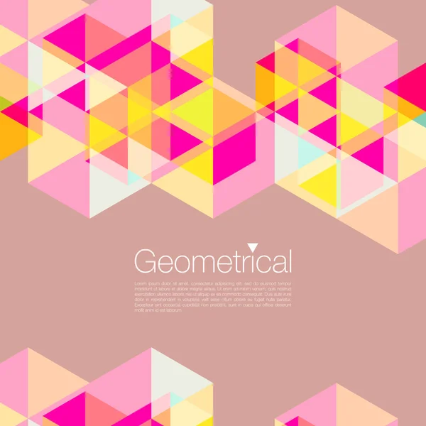 Fondo geométrico abstracto — Archivo Imágenes Vectoriales