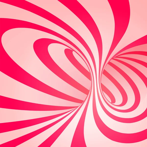 Candy cane sweet spiral abstract background — Stock Vector