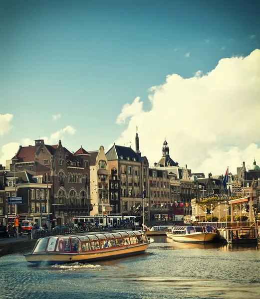 Amsterdamer Grachten — Stockfoto