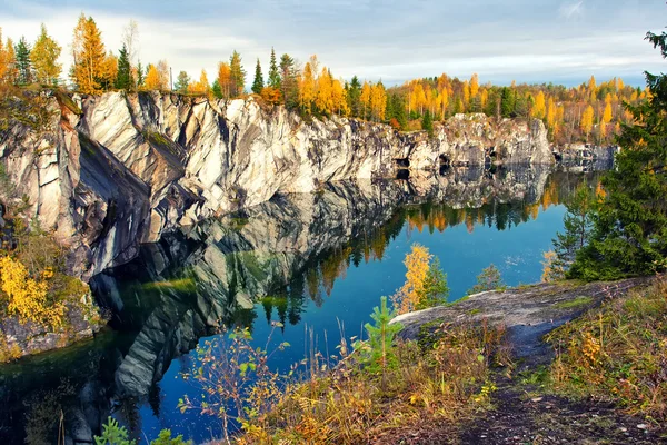 Horský park ruskeala — Stock fotografie