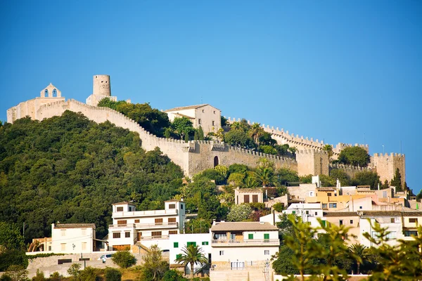 Capdepera hrad na Mallorce — Stock fotografie