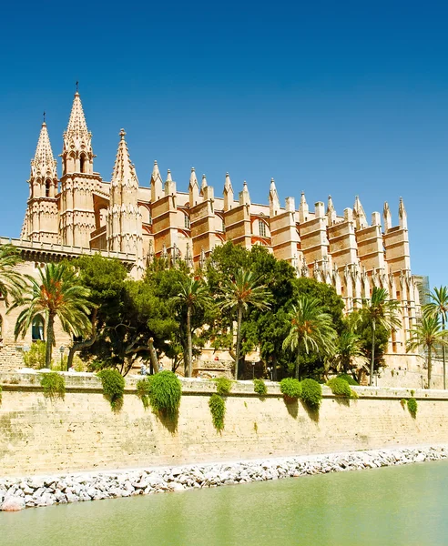 Catedral de La Seu en Palma de Mallorca — Foto de Stock