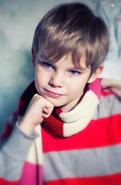 Pensive kid — Stock Photo, Image