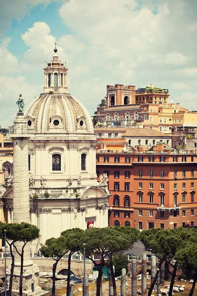 La Chiesa del Santissimo Nome di Maria al Foro di Traiano, Ro — Foto Stock