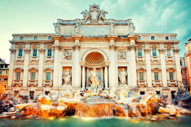 Fountain de Trevi, Rome clipart