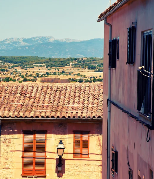 Berget byn montuiri i Mallorca — Stockfoto