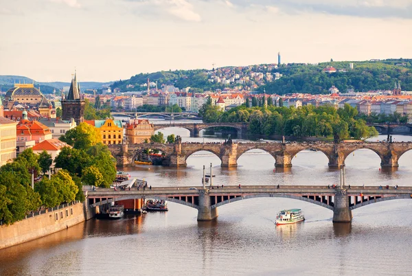 Puentes de Praga — Foto de Stock