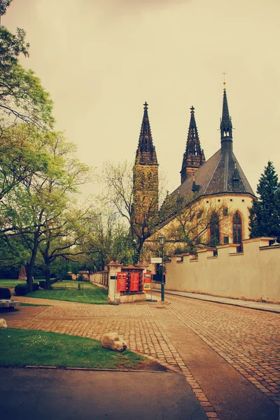 Kathedrale von St. Peter und Paul in Vysehrad — Stockfoto