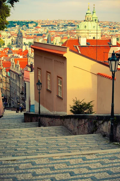 Escalera medieval en Praga —  Fotos de Stock