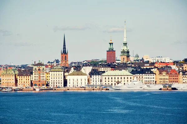 Blick nach Gamla stan auf Stockholm — Stockfoto